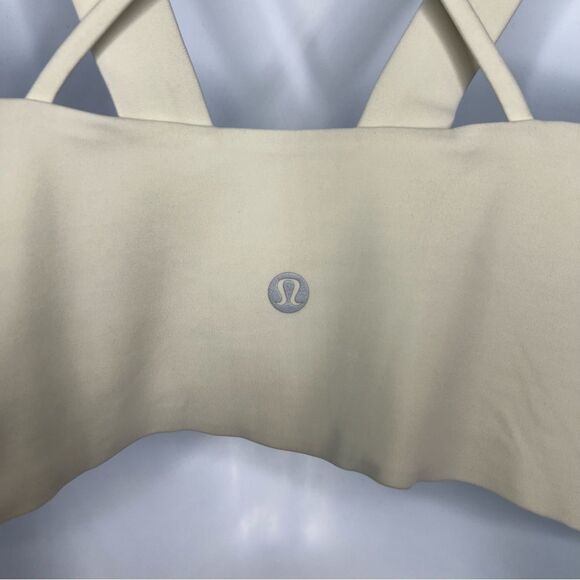 Lululemon Natural Ivory Like A Cloud Longline Light Support Bra - Picture 4 of 8